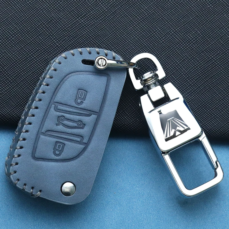 Funda con tapa para llave de coche, carcasa para Citroen C1 C2 C3 C4 C5 XSARA PICA para Peugeot 306 407 807 para DS DS3 DS4 DS5 DS6
