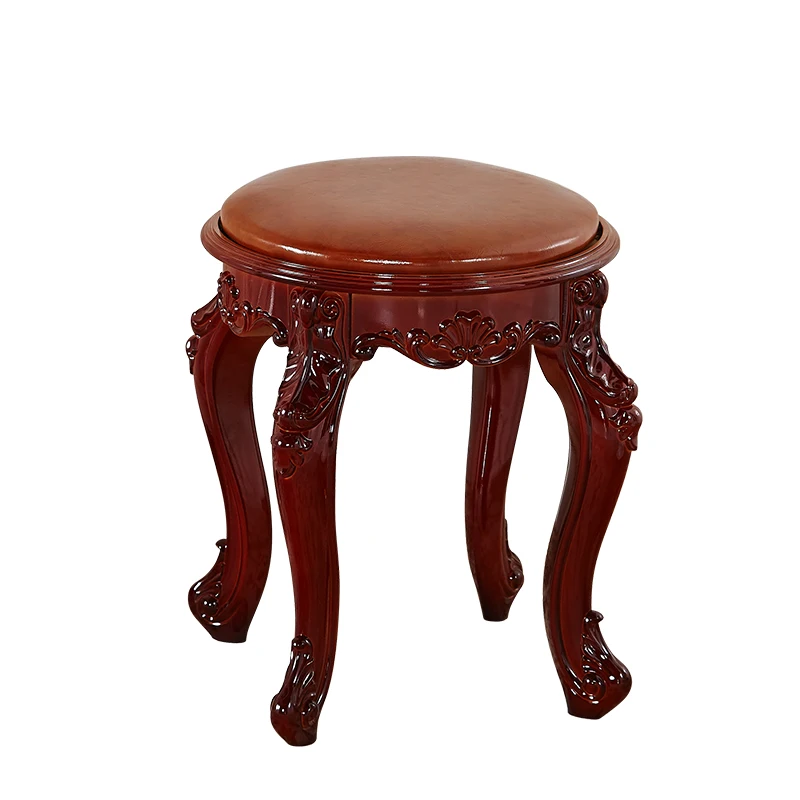 

Guzheng табурет для фортепиано, одиночный европейский табурет-комод, американский стул для макияжа, китайский классический бытовой маленький квадратный табурет, круглый сто