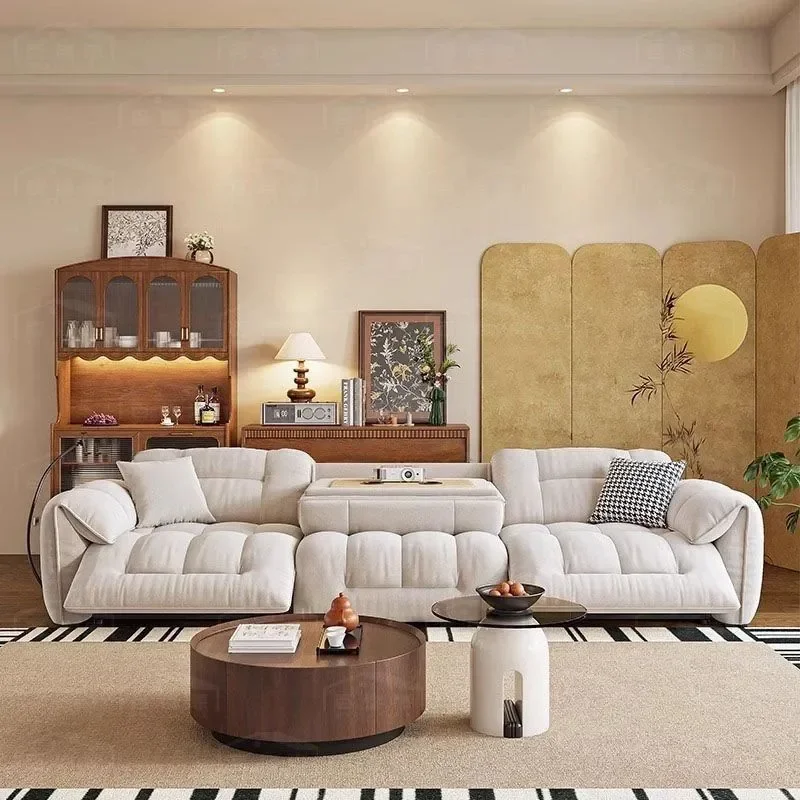 for Zero against the wall first class electric multi function cabin sofa living room home theater cat scratching cloth