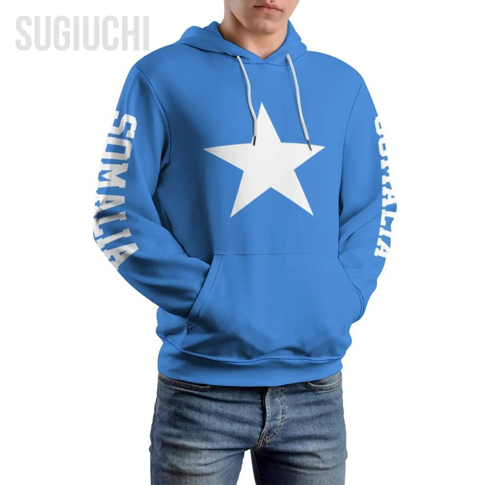 Unisex 3D Hoodie Somalia Flag Men Women Polyester Harajuku Sweatshirt Pullover Hoodies Casual Cool