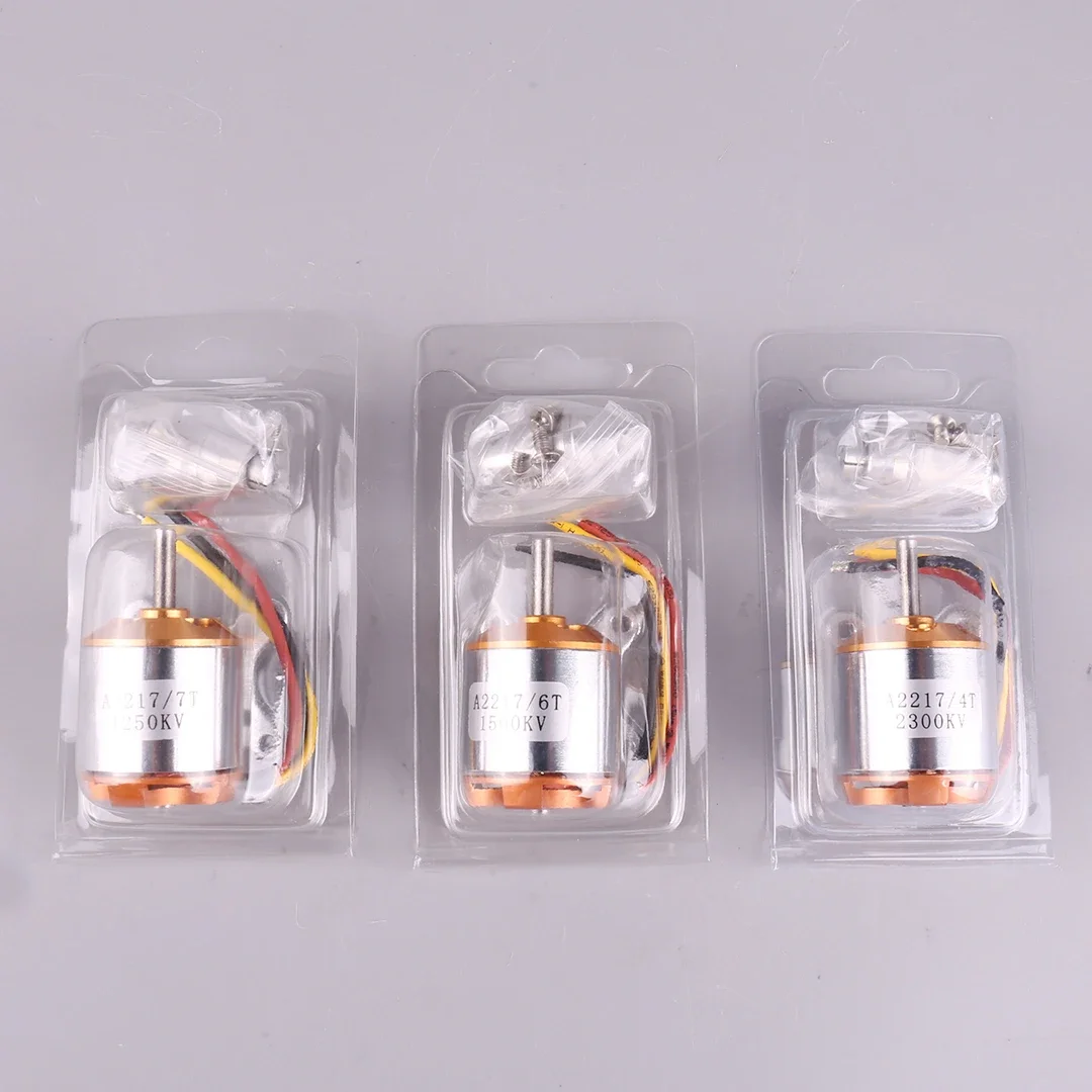 A2217 950KV 1100KV 1250KV 1500KV 2300KV 2700KV Outrunner Motore Brushless Per RC Aereo Ad Ala Fissa Quadrocopter Multi-elicottero