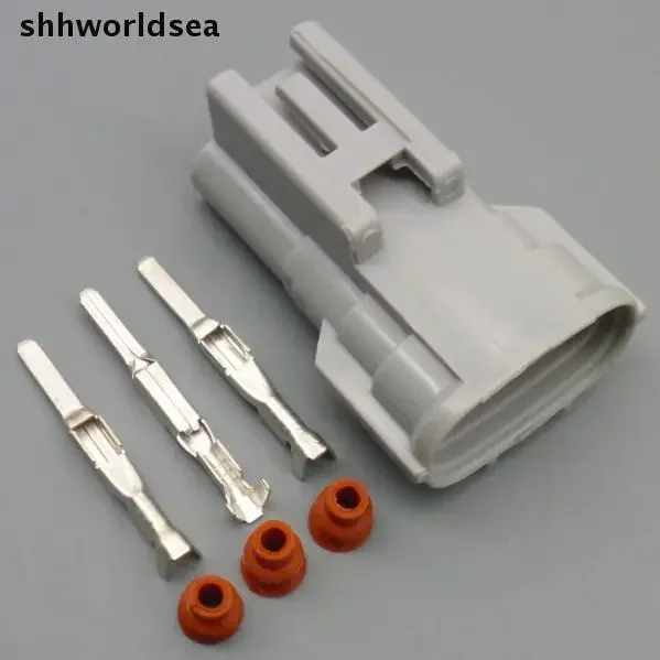 Shhworldsea 10/50/100/200 комплектов 3-контактный разъем автомобильного двигателя, ремонт ГЕНЕРАТОРА, подходит для TS, автоматический разъем генератора 6188-0282