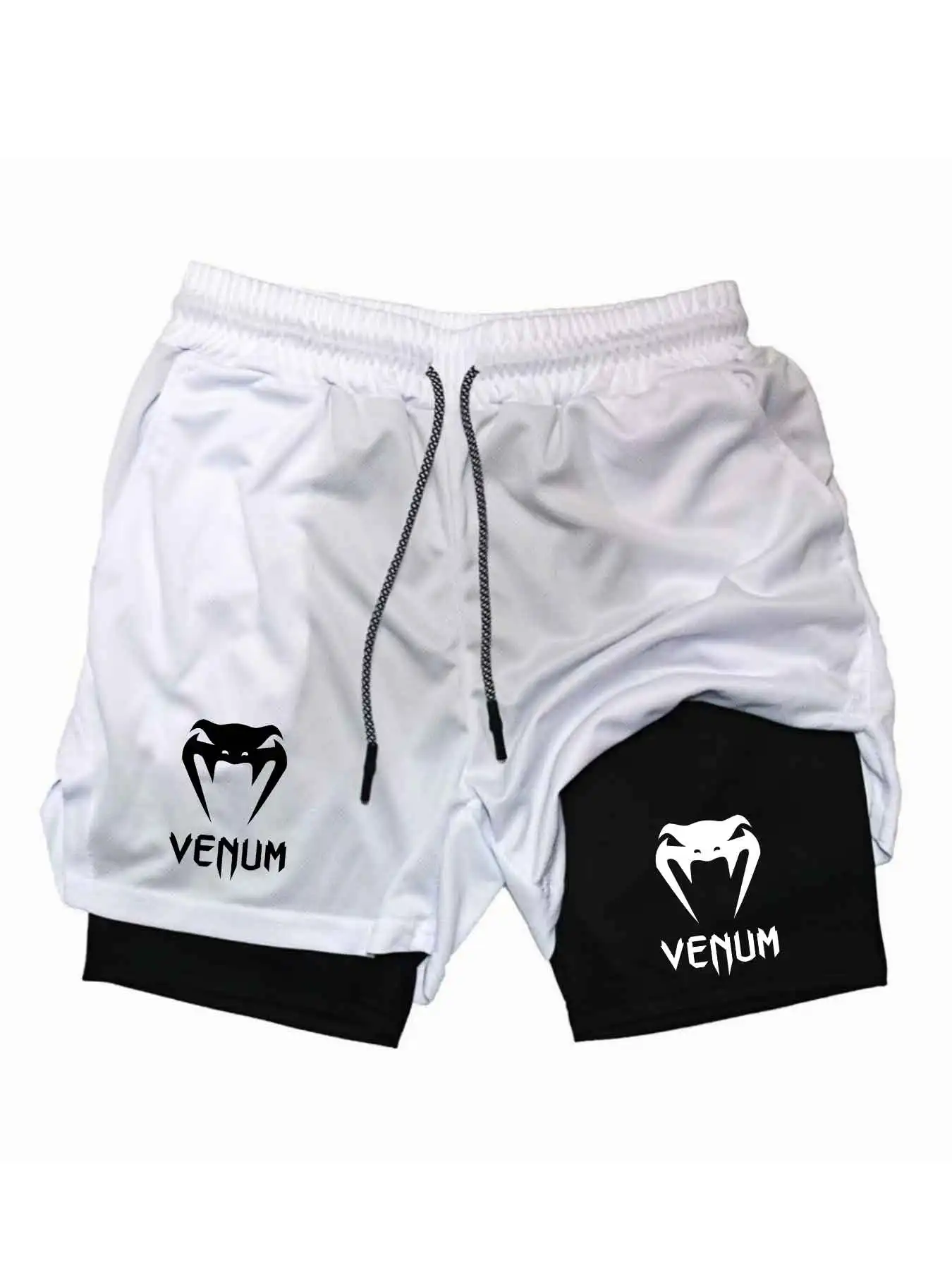 2026 Summer Sports Shorts 2-in-1 Gym Running Shorts Slow Running Casual Sportswear Fitness Double Layer Shorts image 5