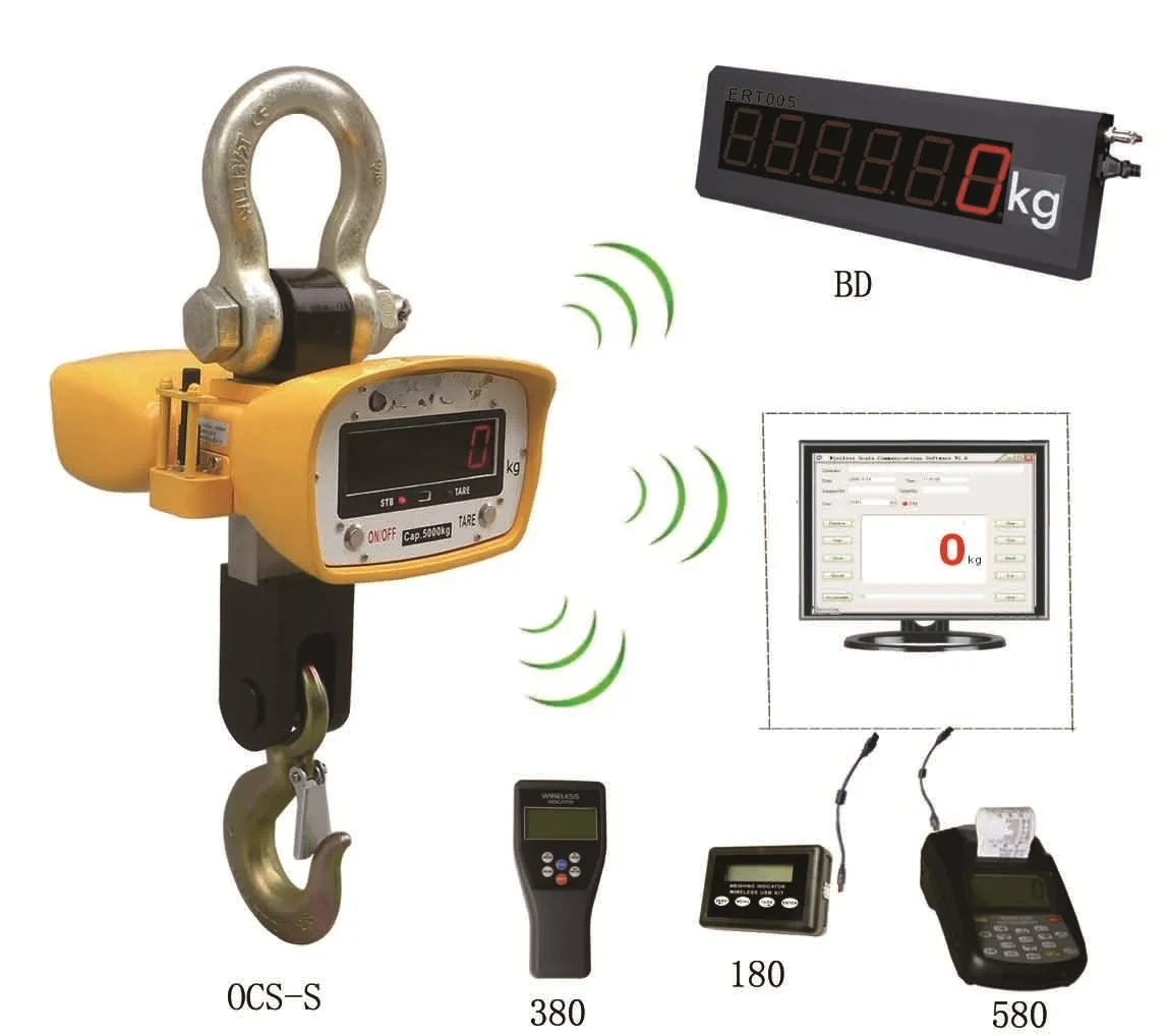 Highly Accurate Force Gauge Heavy Duty Scale LCD Digital Load Cell Shackles Weight Wireless Electronic Dynamometer Dynalink