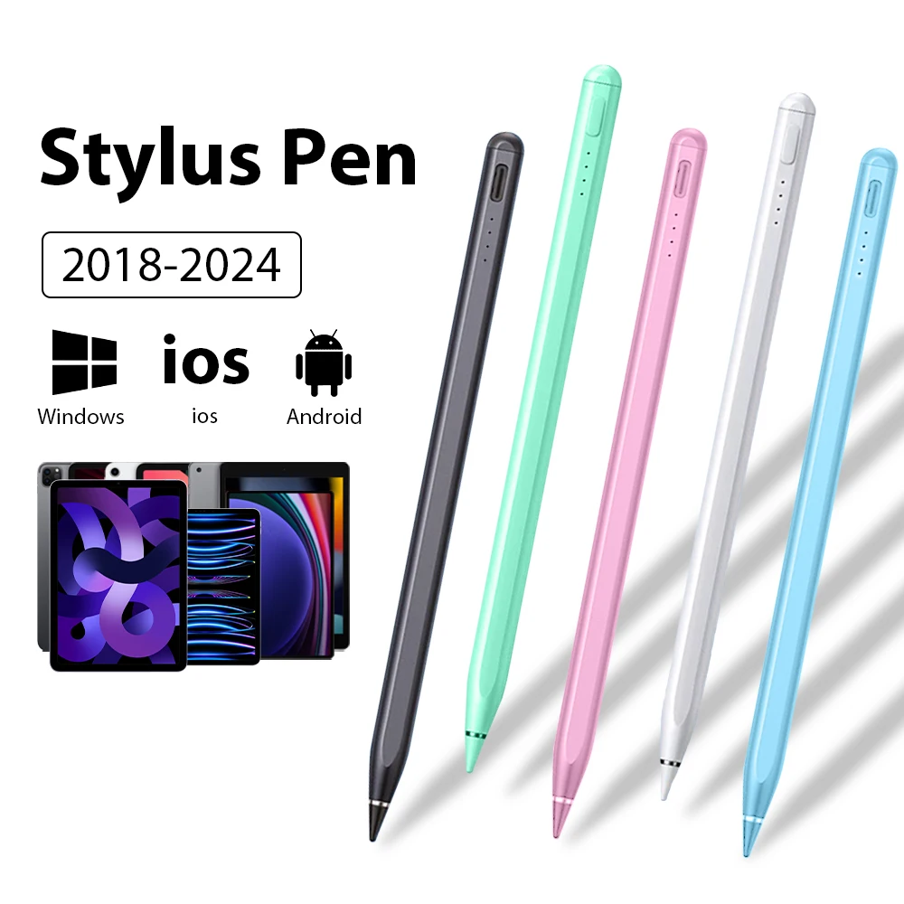 Universal Actiive Stylus Pen For Microsoft Surface Pro 11/10/9/8/7/6/5/4/3 Tablet Touch Pencil Drawing For Surface Go 3 2 10.5