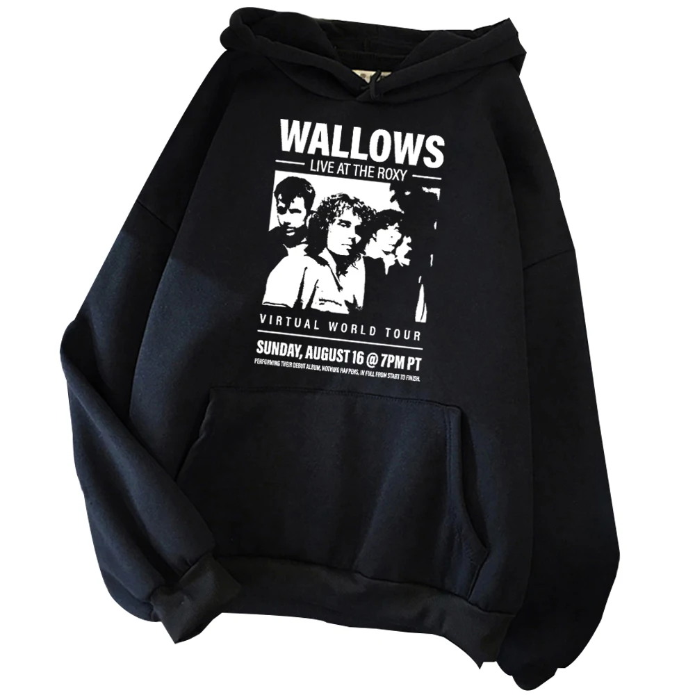 Wallows Virtual World Tour Hoodie Wallows Hoodie Wallows Merch Wallows Fan Gift Unisex Pullover Tops Streetwear