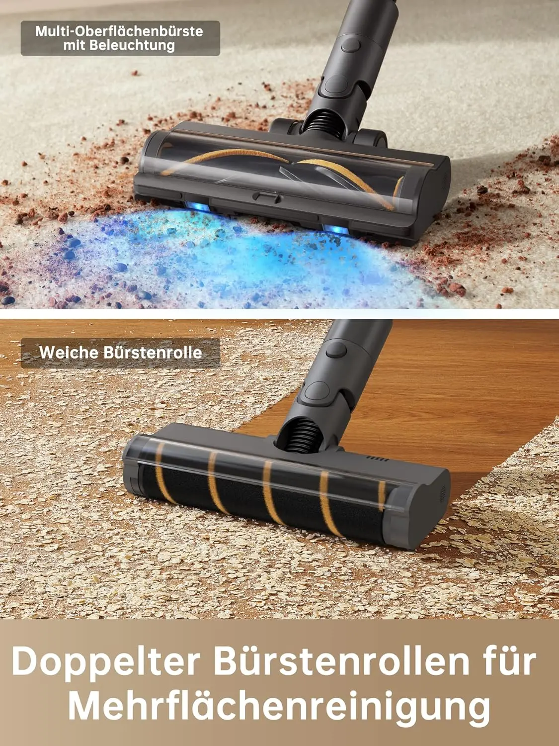 dreame r20 cordless vacuum cleaner suction handheld cordless vacuum cleaner Dirt Detection LED Screen Blue LED Light 무선청소기