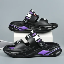 Men's Sandals Outdoor Slippers Beach Comfortable Slides Thick Soft Clogs Water Shoes Men Casual Shoes Men Women Beach Sandals