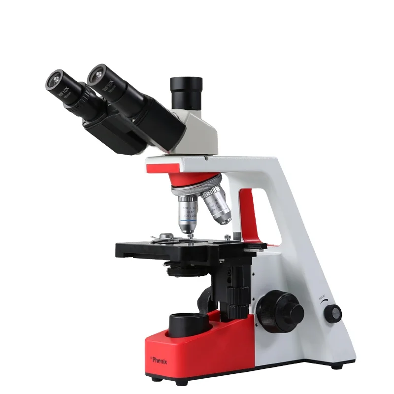 Phenix 40x-1600x magnification WF10x trinocular digital microscope with LCD for lab and school and medical