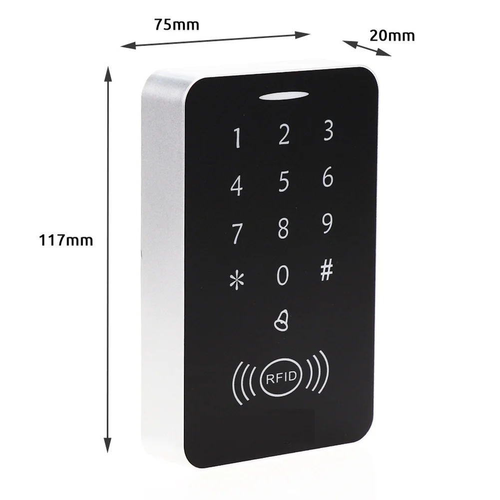 1-ピーススマートカードリーダーパスワードキーパッド電気ドアロックコントローラホームオフィスビル制御システム用