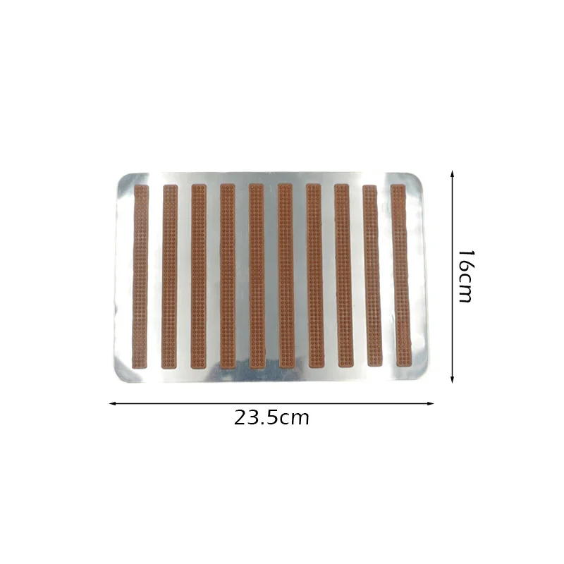 Carpet Patch Foot Pedal Anti-Skid Pad Auto Floor Mats Non-Slip Metal Pad For Car Truck Foot Heel Scuff Plate 23.5X16cm