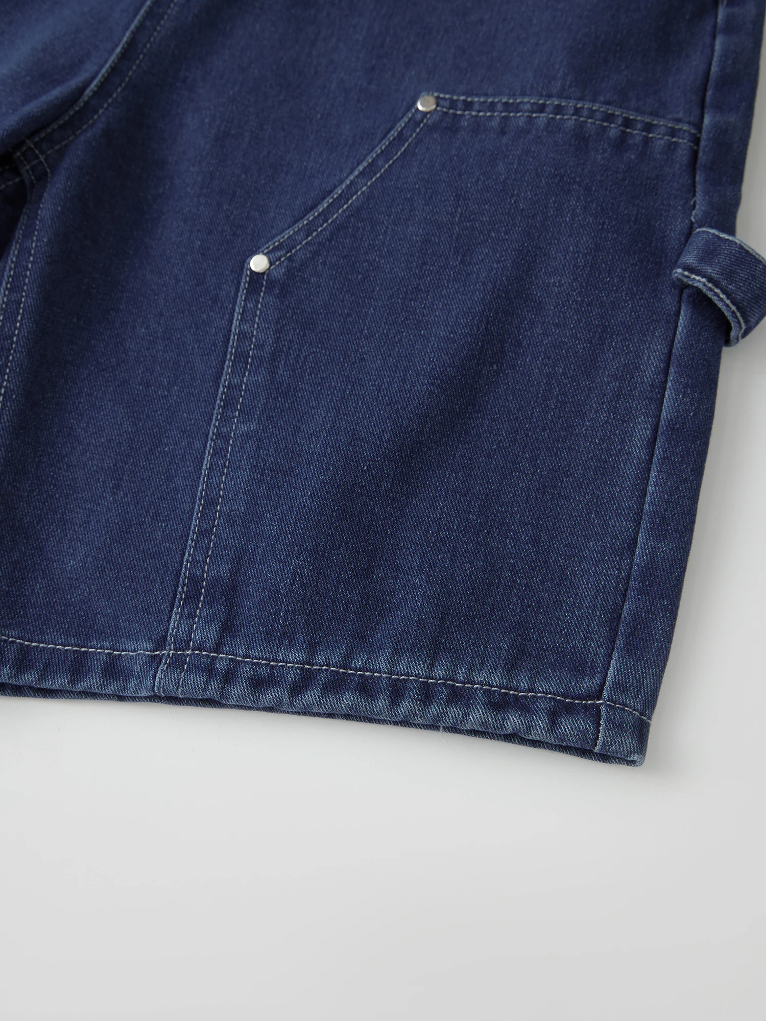 

Женские потертые джинсовые шорты-бермуды, рваные джинсовые шорты с высокой талией, потертый подол и карманы, винтажная уличная одежда, повседневная одежда