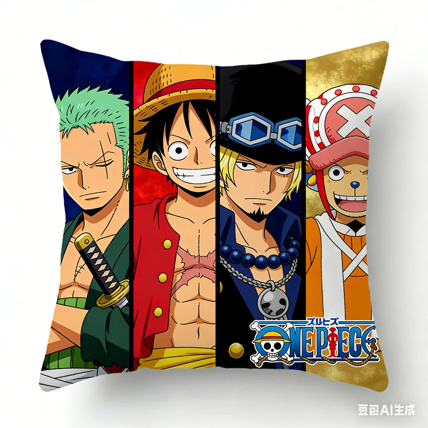 One Piece Anime Style Pillowcase Decorative Cushion Cover For Sleeping Sofa Living Room And Bedroom Interior Home Decor view 5