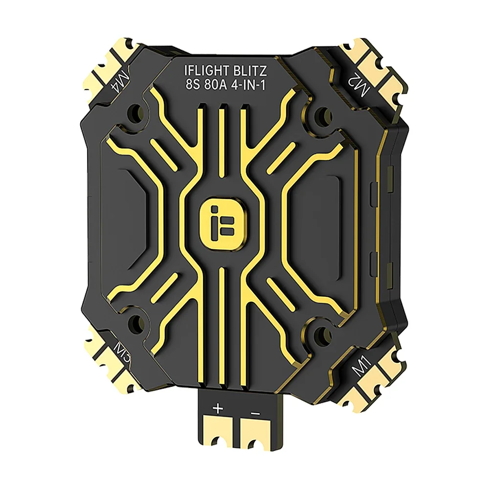 IFlight BLITZ E80 Pro 4-IN-1 ESC BLHeli32 2-8S Lipo는 RC FPV 드론용 DShot/ DShot150/ 300/ 600/ MultiShot/ OneShot 등을 지원합니다.