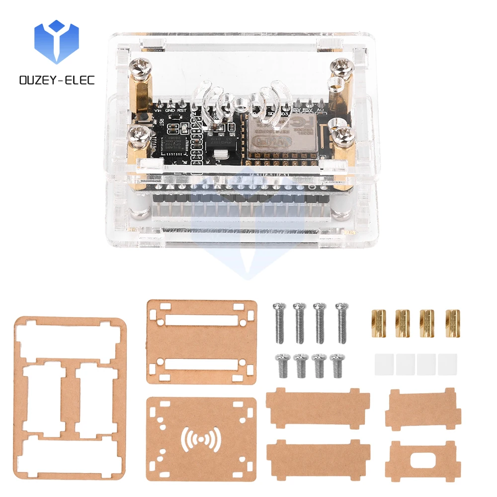 개발 보드 보호 케이스, 투명 쉘 DIY 키트, 데모 보드 액세서리, ESP8266 CP2102 / ESP8266 CH340G