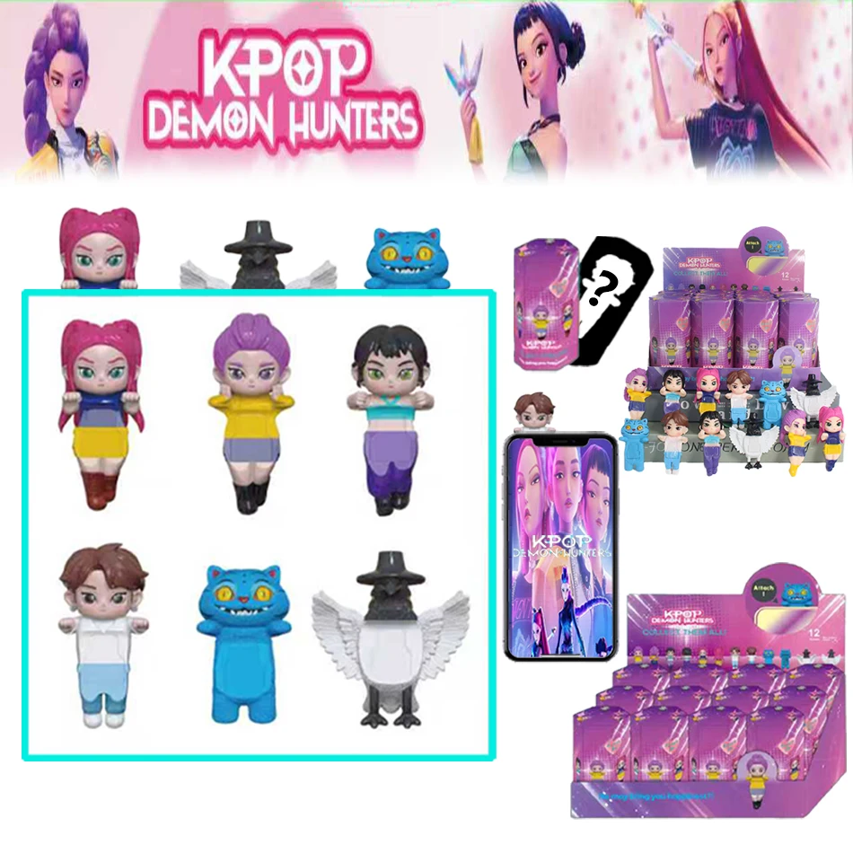

Аниме Kpop Demon Hunters Фигурка Серия Blind Box Derpys Tiger Rumi Mira Zoey Sussy Фигурка Кукла Мини Декор Модель Игрушки Подарок для Девочки
