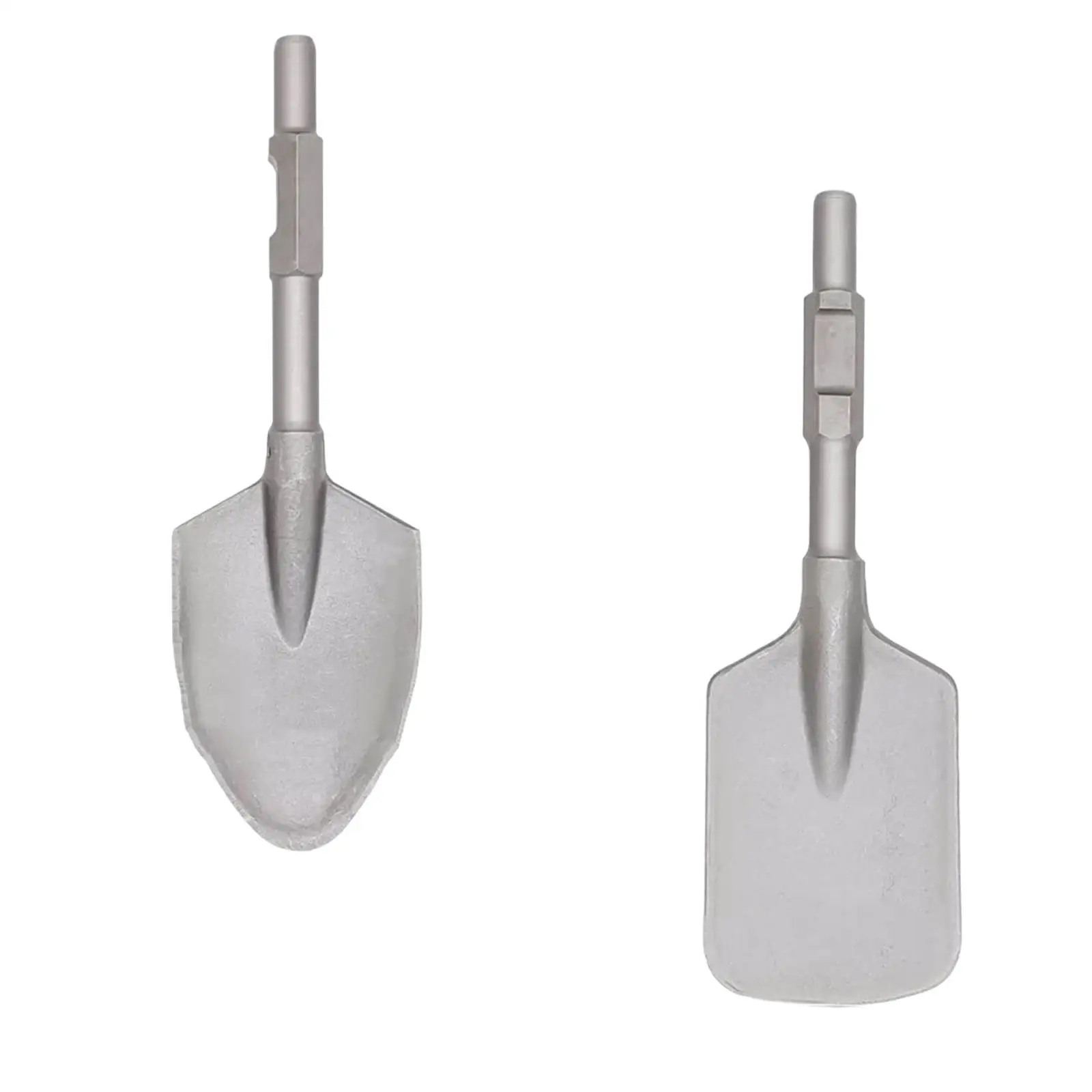 Electric Hammer Clay Spade Head Bit, Steel Spade, Trenching Flat Spade, Gardening Soil Digging Tools Scoop Attachment