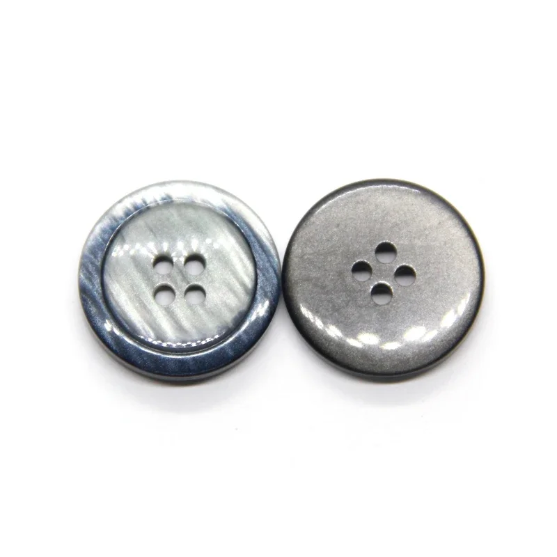 15mm 20mm Light White Women Suit Coat Resin Buttons For Garment Decorative Handmade DIY Crafts Sewing Accessories Wholesale