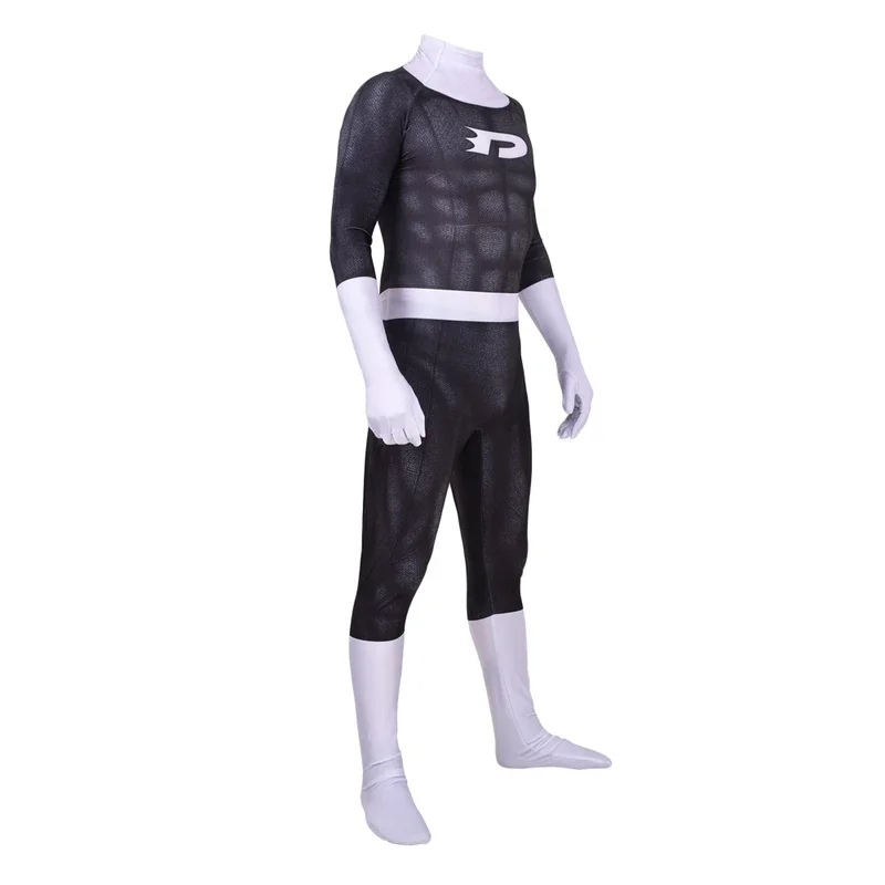 Adults Kids Danny Phantom Cosplay Costumes 3D Printed Superhero Daniel Danny Fenton Zentai Suit Halloween Bodysuit