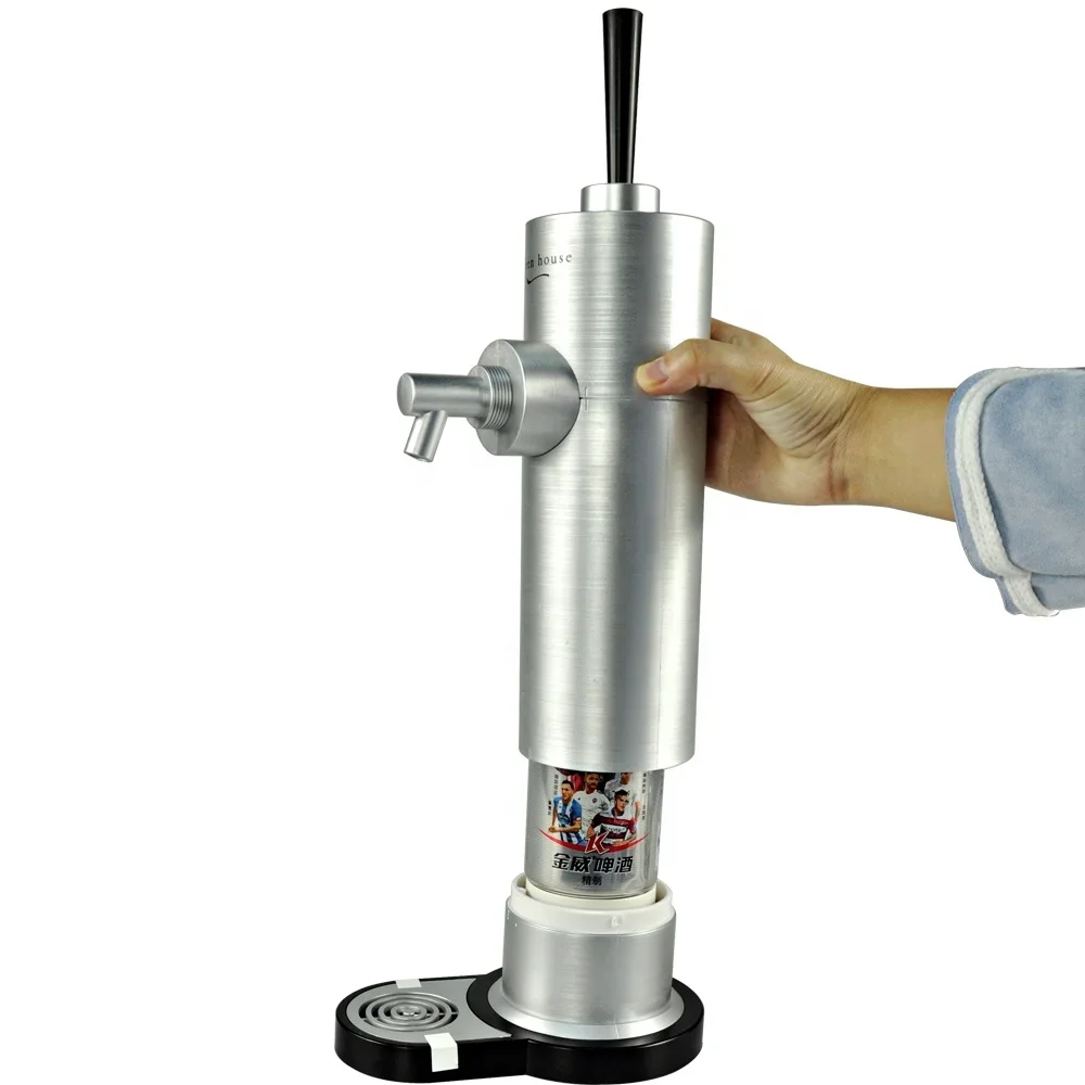 Portable ABS Beer Foam Maker Draft Beer Dispenser For Canned Beer