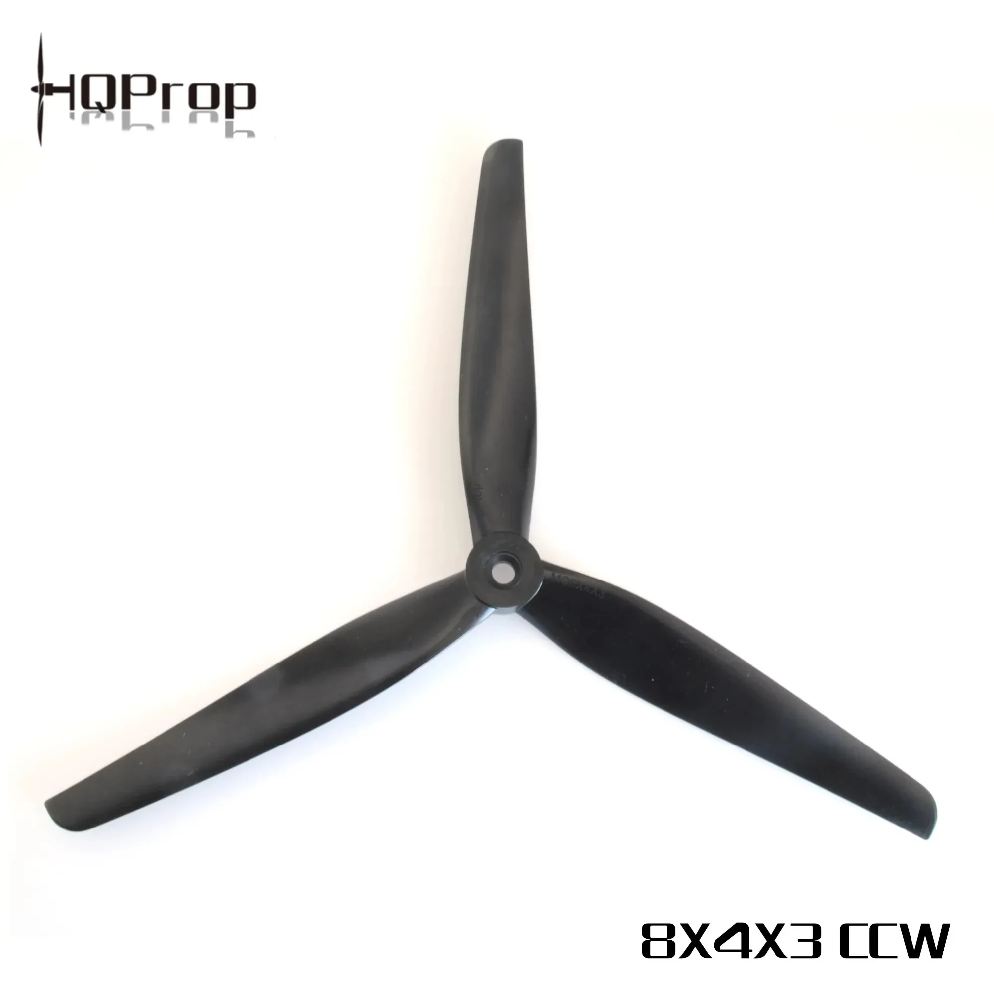 1Pairs HQPROP 8X4X3 8040 3-Blade Black-Glass Fiber Nylon CW or CCW Propeller for 8inch Multirotor X-Class MacroQuad FPV Drones