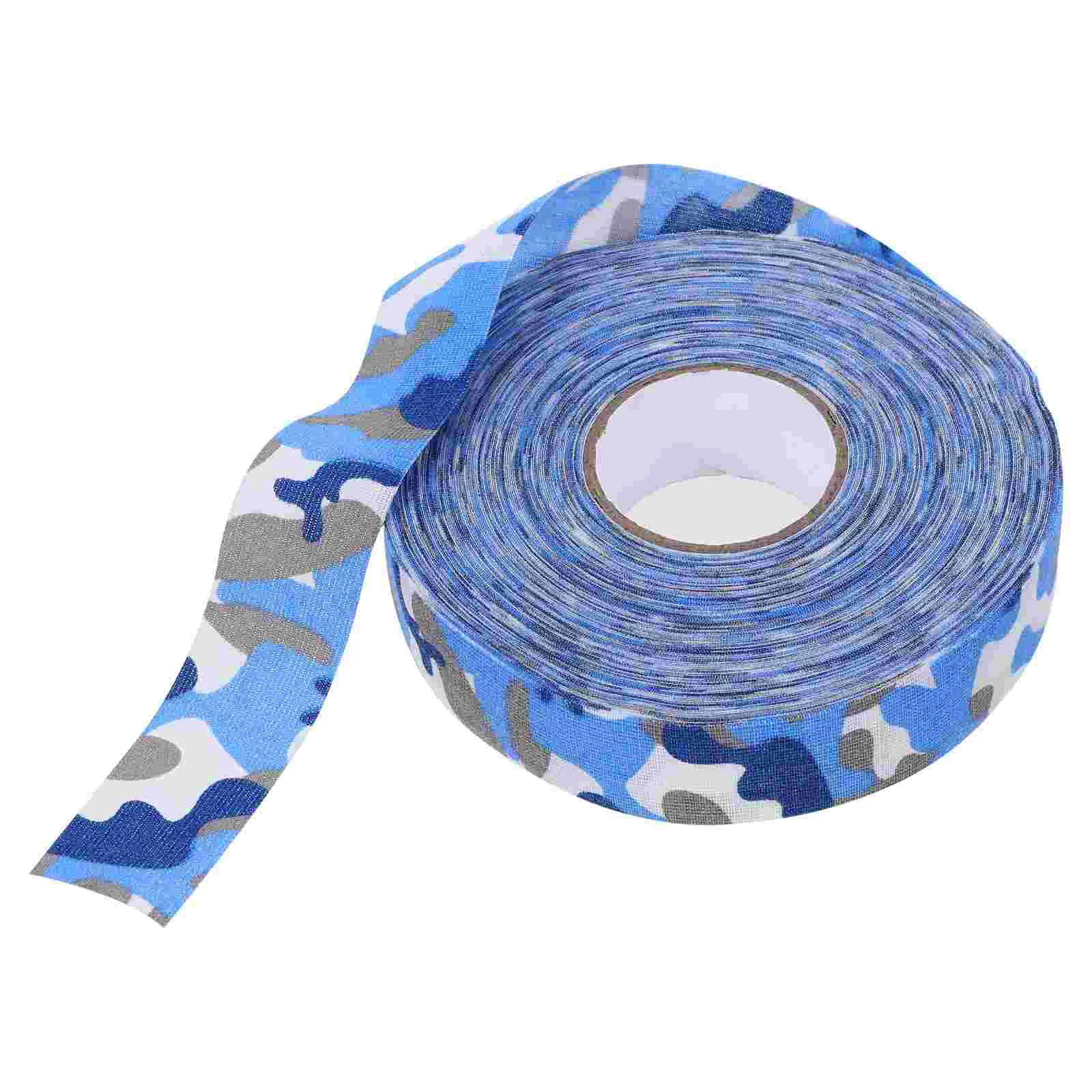 2 5 cm x 25 m transparentes Klebeband für Hockeyschläger, sportliche Baumwolle, PVC, Tarnfarbe, bedruckt, klebrig