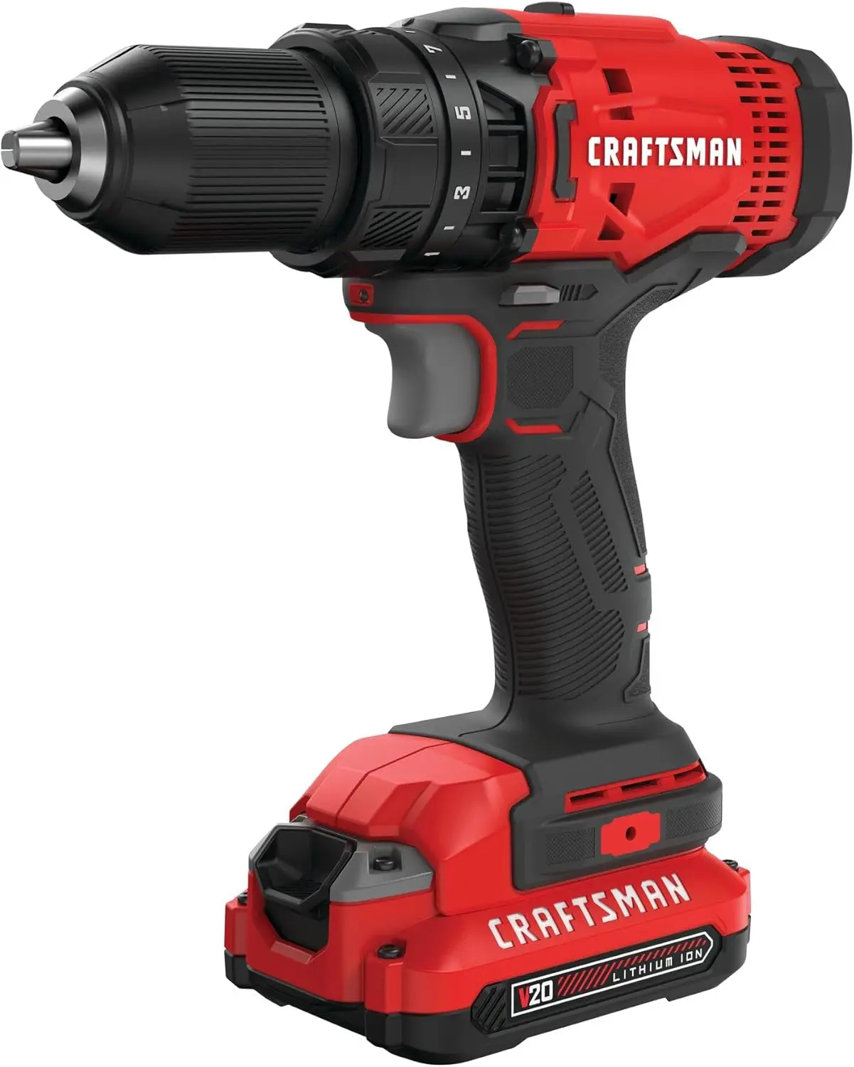 

V20 Cordless Drill/Driver Kit, 1/2 inch, Battery and Charger Included (CMCD700C1)