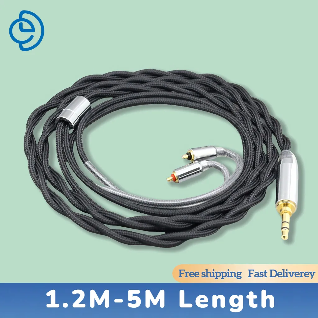 

Shield Graphene Nylon Pure Silver Palladium Gold Cable For Lighting SUPERBAX IPX UE Live UE6 Pro 8292