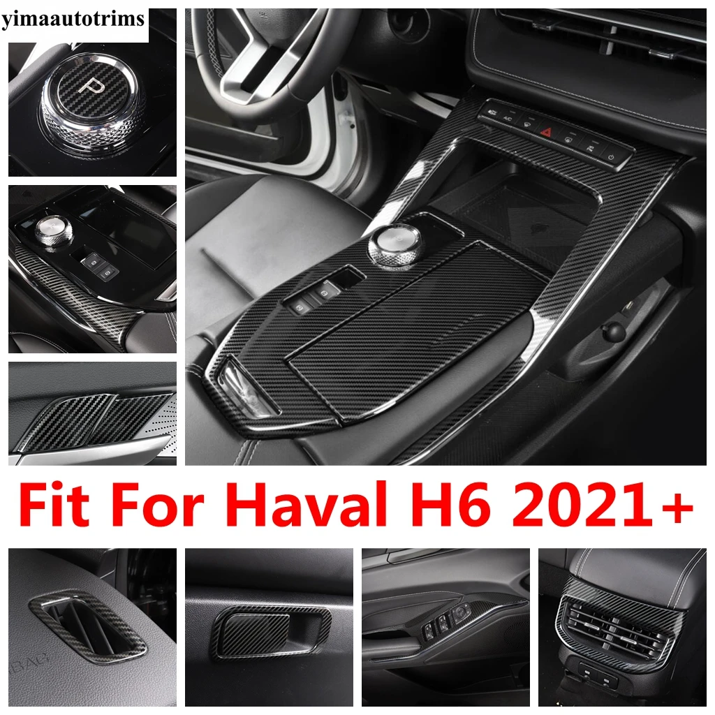 

Gear Shift Panel / Glove Box Sequins / Start Stop Button / Rear Air Outlet Frame Cover Trim Accessories For Haval H6 2021 - 2024