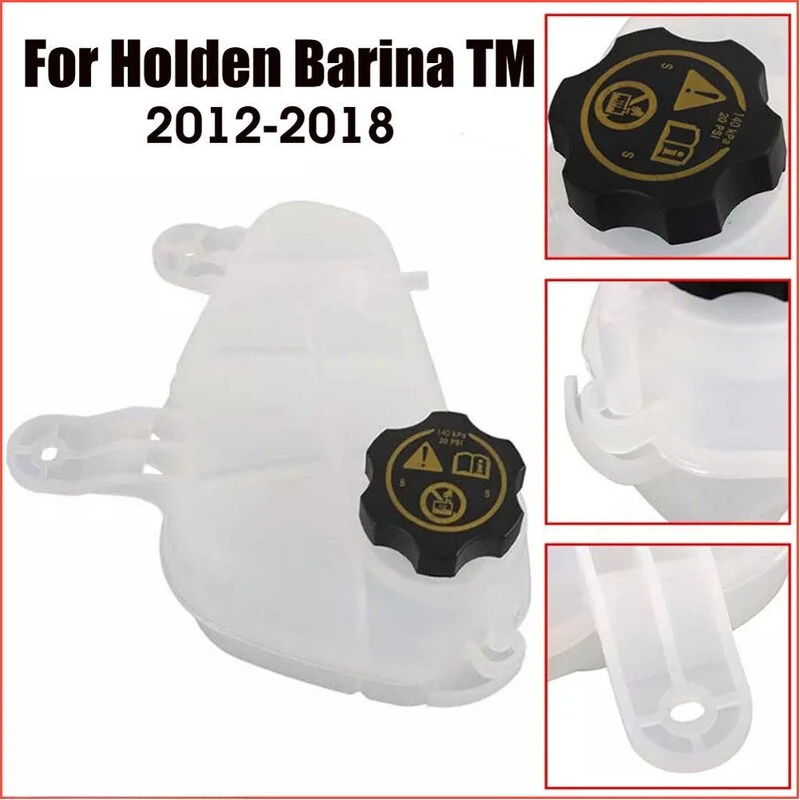 Coolant Overflow Bottle Reservoir Tank w/Cap Kit For Holden Barina TM 2012-2018 Aluminum Engine Radiator Recovery Spare Part
