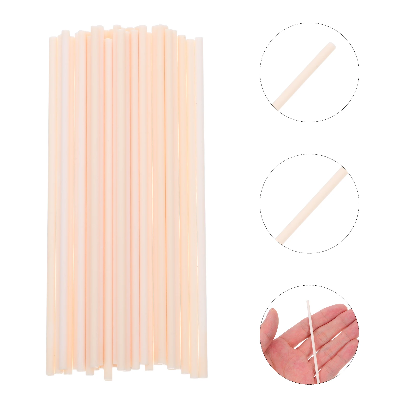 

High Temperature Resistant Hanging Rod Jewelry Ceramic Crafts Kiln Tools Other Art Supplies Beige