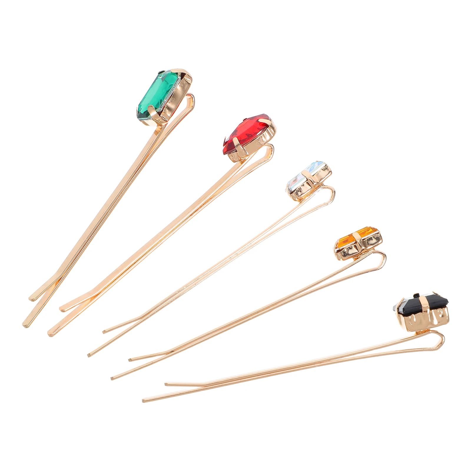 

5 pcs Set Rhinestone Bobby Pins for Wedding Hair Pin Party Gem Accessories Women Barrettes Women Hair Pins Fashion