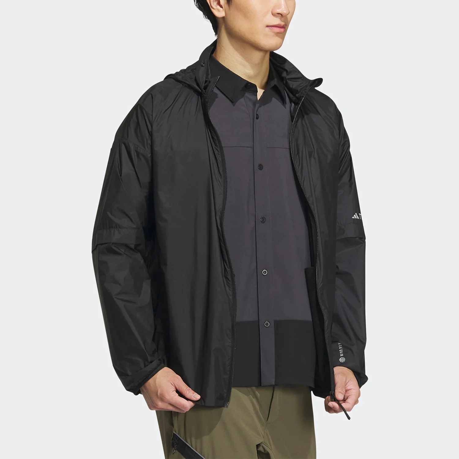 سترة أديداس الرياضية الأصلية ذات القلنسوة للرجال في الهواء الطلق HY4703 #2