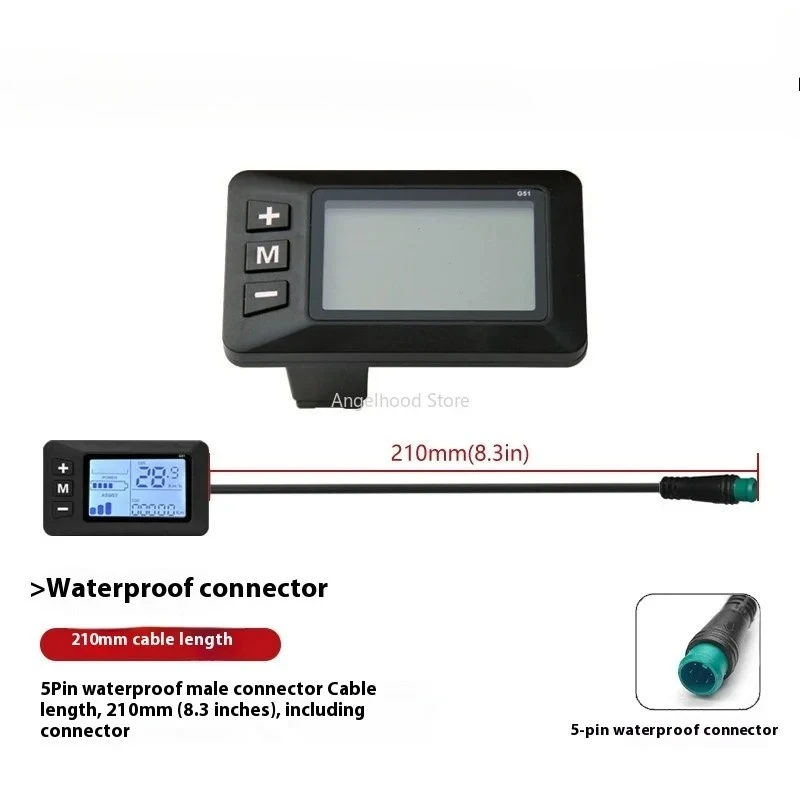 

e-Bike Lithium Battery Motor G51 Display Waterproof Connector for 24V 36V 48V Scooter Parts