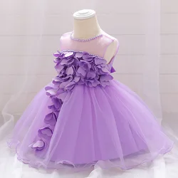 New Year Costume for Baby Girls Princess Dress 3 6 9 12 18 24 Months Toddler Kids Christmas Party 1st 1 2 Year Old Birthday Gown