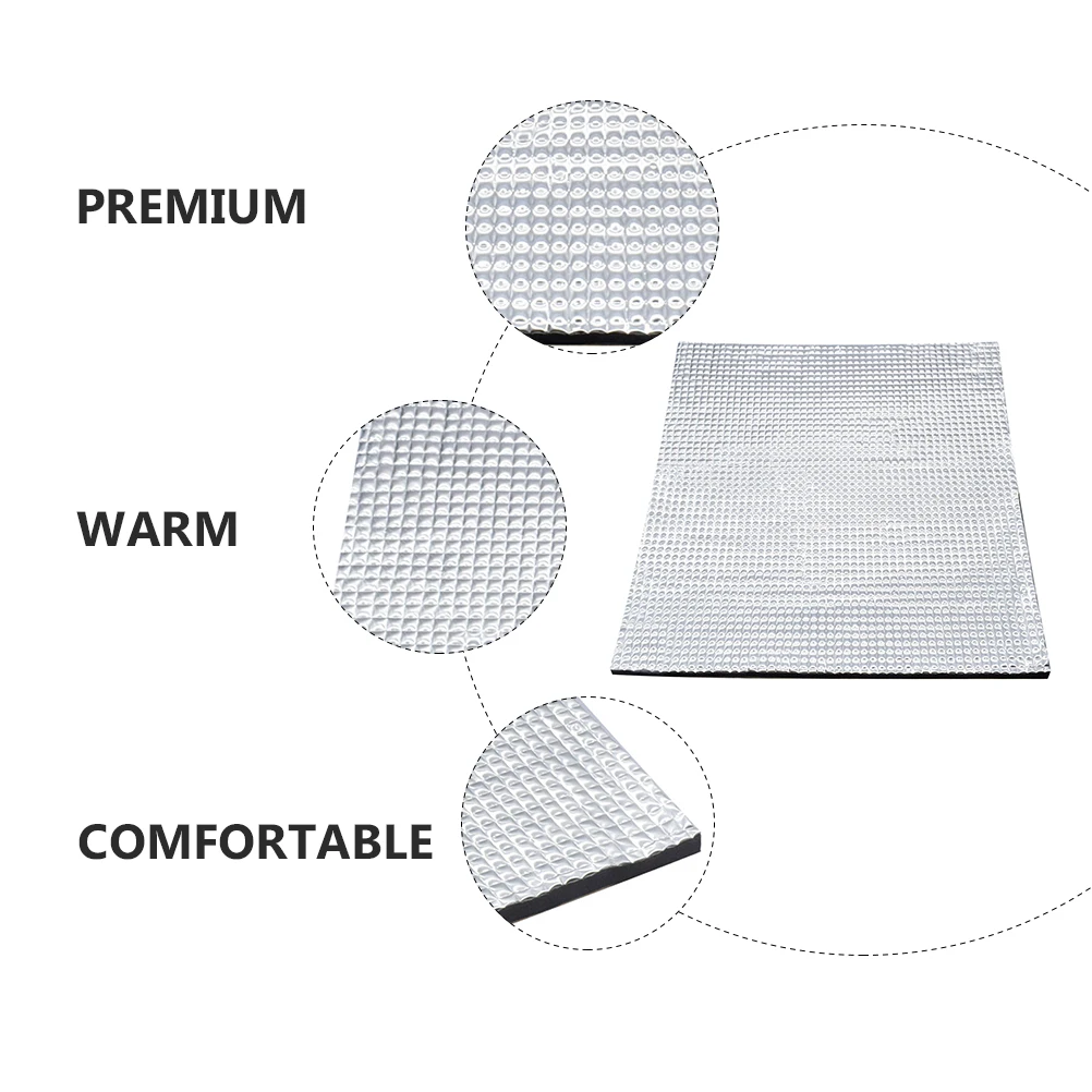 

Pets Heating Pad Heated Mat Warming Silver Heat-gathering Reflective Film Travel