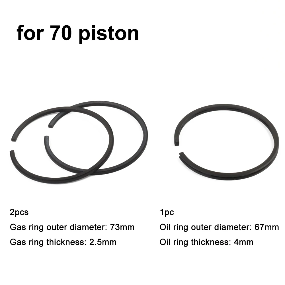 Piston Ring Replacement Pneumatic Piston Ring For Air Compressor Sturdy Material Optimal Performance For 105mm Cylinder