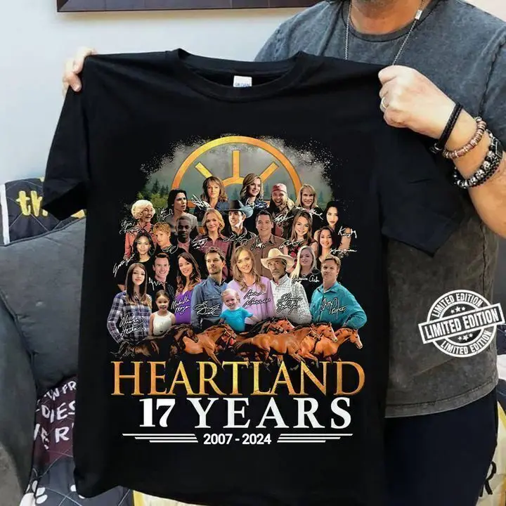 Heartland 16 Years 2007 2023 T-Shirt, Heartland Anniveresary Shirt Gift Fan S-5X