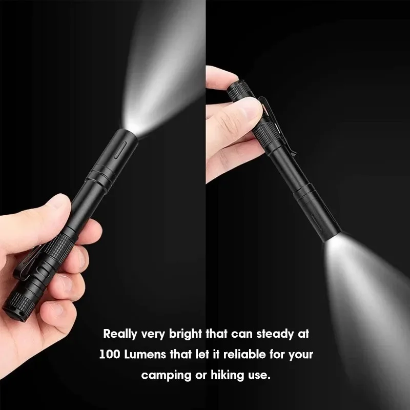 Portable LED Mini Flashlight 1000LM Ultra Bright High Lumen Lantern Tactical Flashlight Camping Outdoor Emergency Lighting Torch