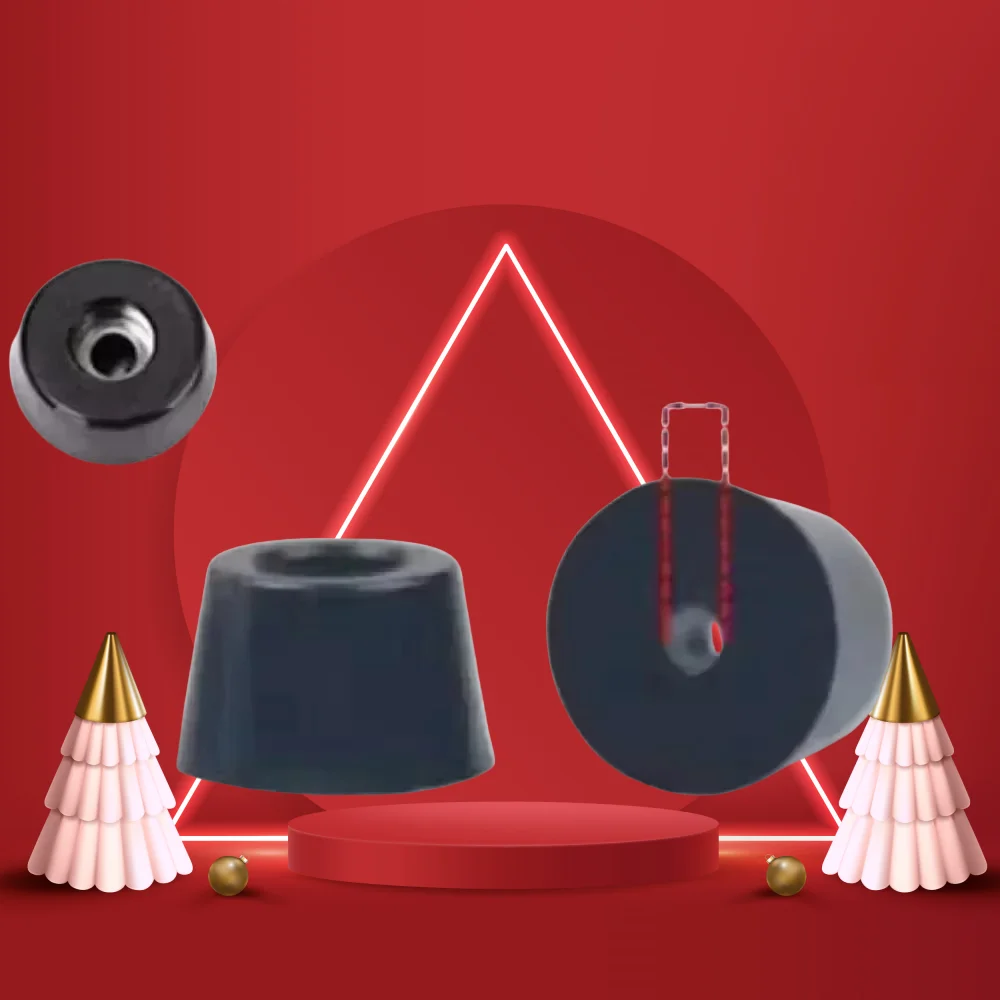 Black Rubber Feet Chair Floor Protector Non-slip Furniture Feet Table Leg Cover Speaker Cabinet Bottom Funiture Parts E1-18