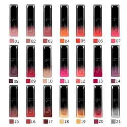 Matte Lips Makeup Waterproof lipgloss  Velvet liquid matte lipstick Long Lasting  Nude Lip Gloss Cosmetics P1201#