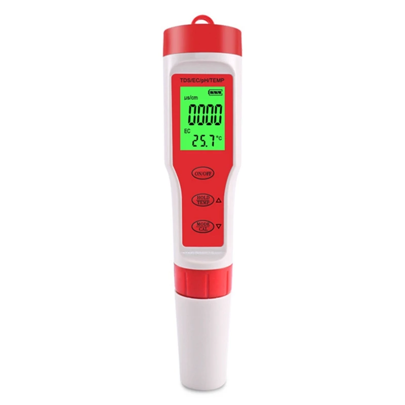 4 In 1 Digital Water Quality Detector PH/TDS/EC/TEMP Multi-Function Tester Pen