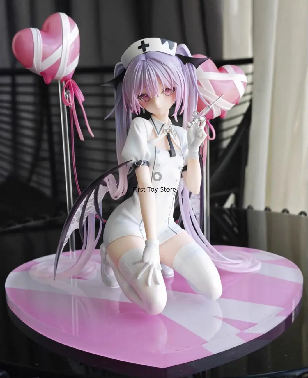 In Stock Charming Pink Eve Nurse Sweet Magic Landscape Ornament Boy Gift Model Peripheral 1/6 Action Figure Collection Gift