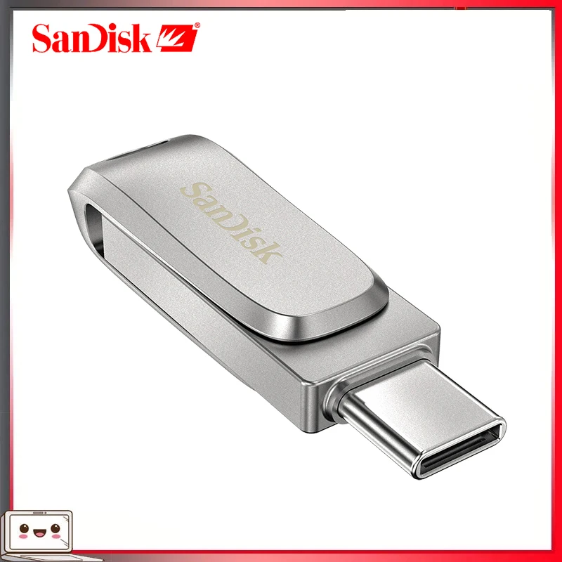 

Sandisk USB Flash Drive 32GB 64GB 128GB Type-C OTG USB 3.1 DC4 Memory Stick 256GB 512GB Mini U Disk SDDDC4 Pendrive High Speed