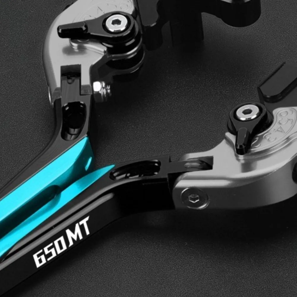 اكسسوارات الدراجات النارية ل CFMOTO CF MOTO 650MT 650TR-G 650 MT TRG 2022 2023 24 قابل للتعديل للطي المقود دواسة فرامل العتلات #1