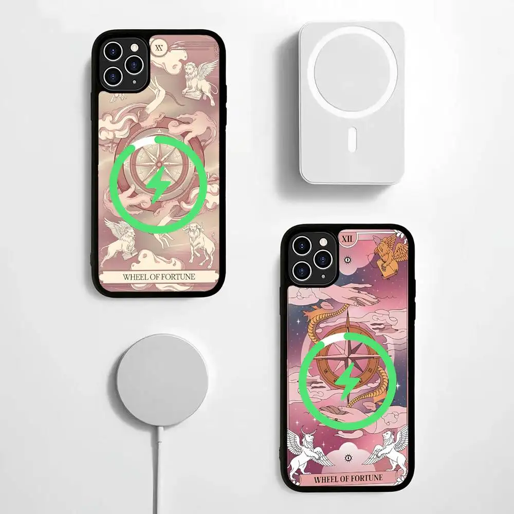 Divination Tools T-tarot Cards Magnetic For Magsafe Phone Case For IPhone 17 Air 16 Pro Max 15 14 13 12 11 Protective Cover