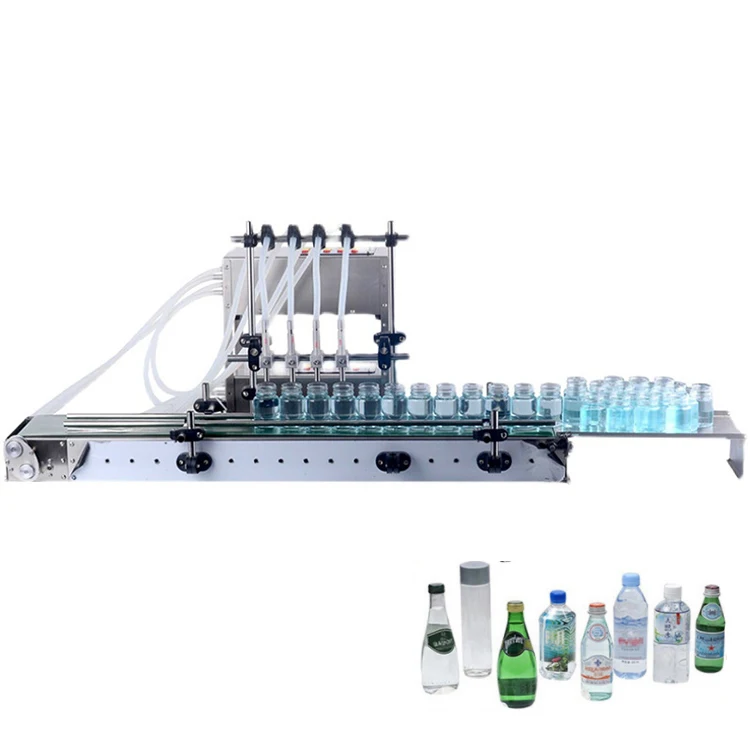 Liquid Filling Machine Bottle Conveyor Filling Machine With 2/4/6/8/10 Heads