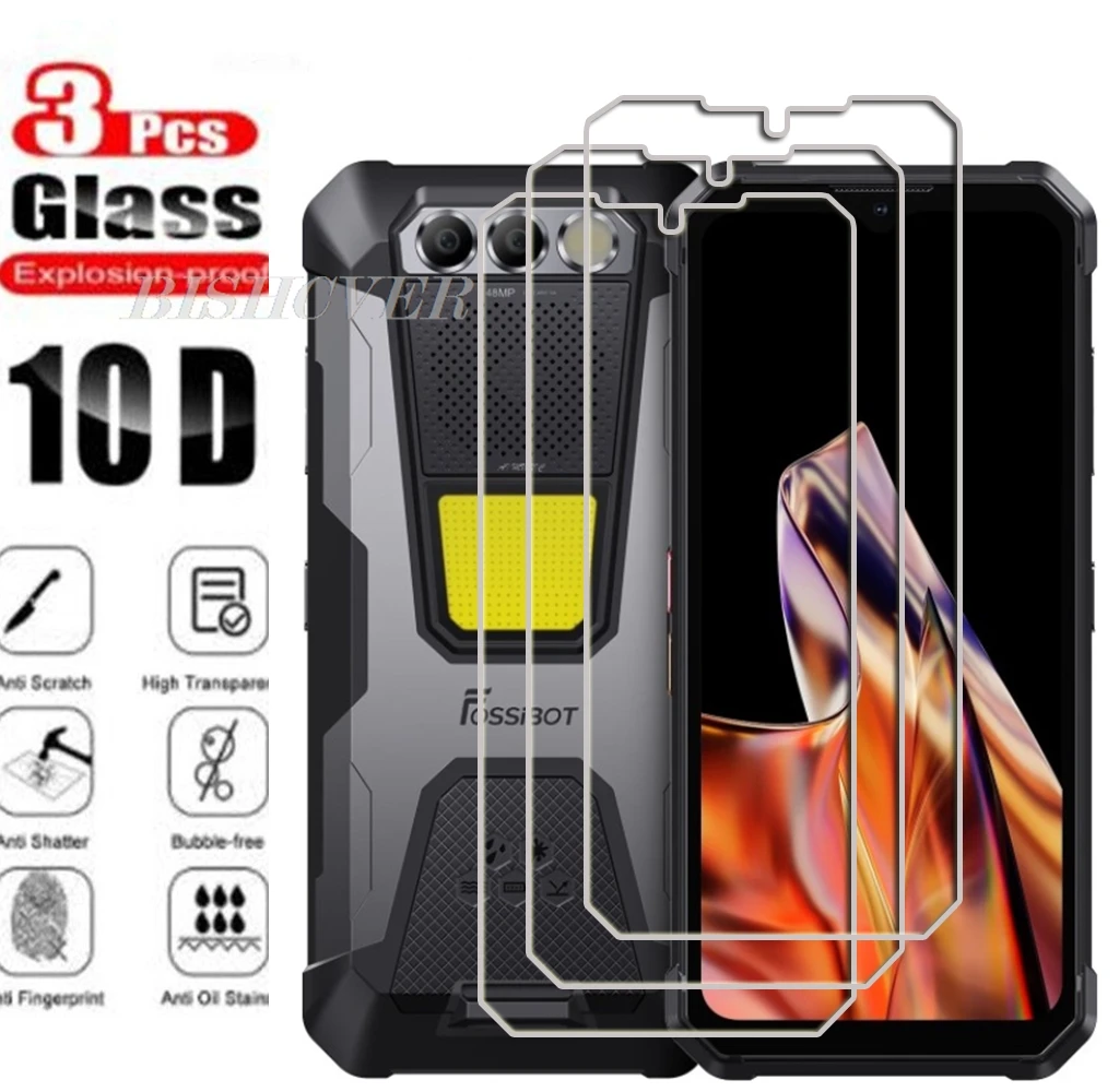 

9H Tempered Glass FOR FOSSiBOT F106 Pro 6.58" FOSSiBOTF106Pro F106Pro Screen Protective Protector Cover Film