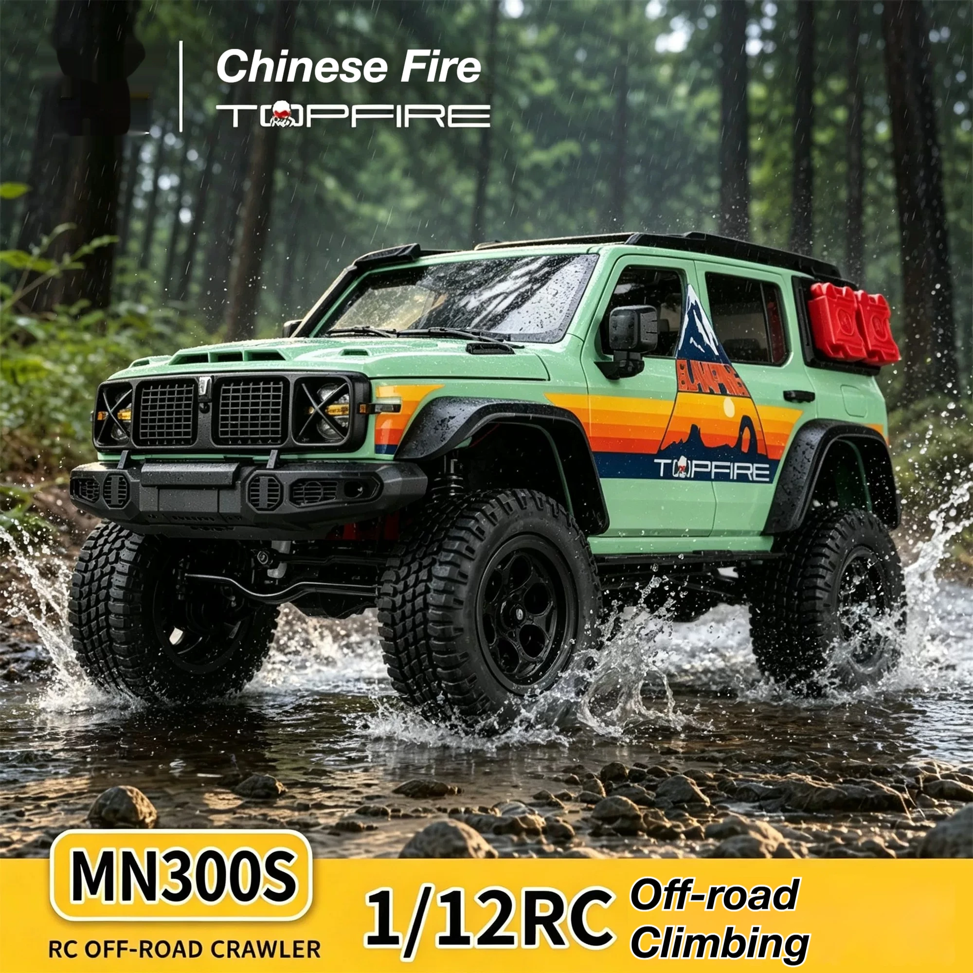 Mn 300s Rc Car 1/ 12 Scale 4wd Full Proportional Remote Control Off Road Crawler Vehicle Model For Adult Hobby