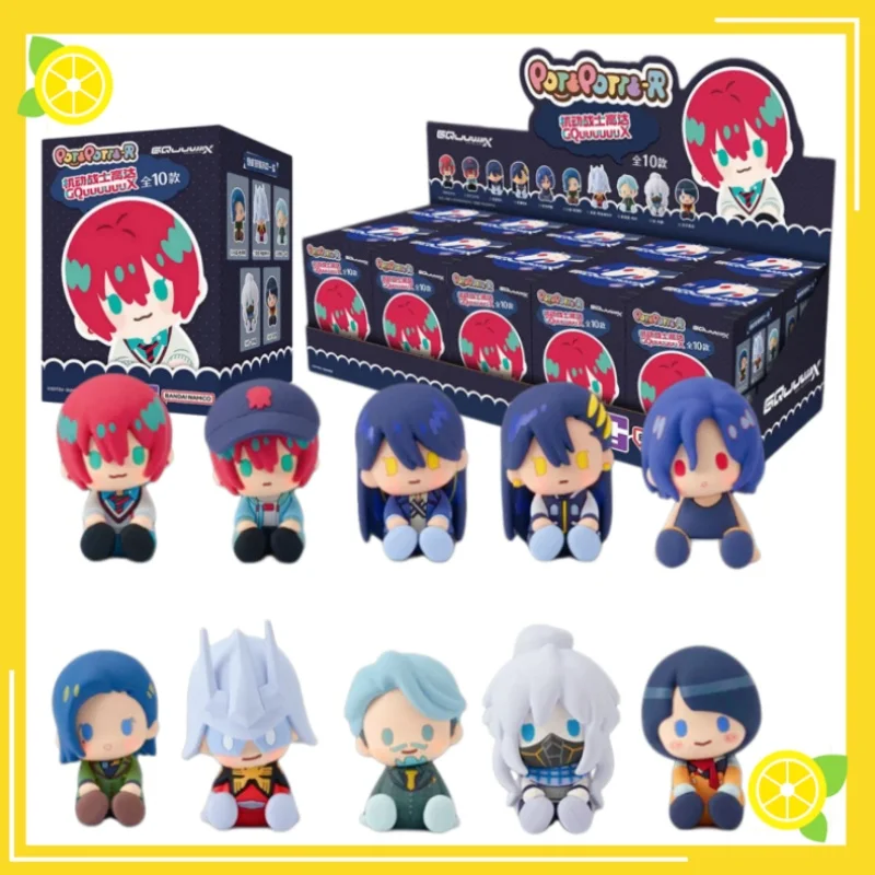 

Новая оригинальная коллекционная фигурка Bandai Gundam Potepotte-R Mobile Suit GQUUUUUUX Blind Box Universe Century, подарок на день рождения